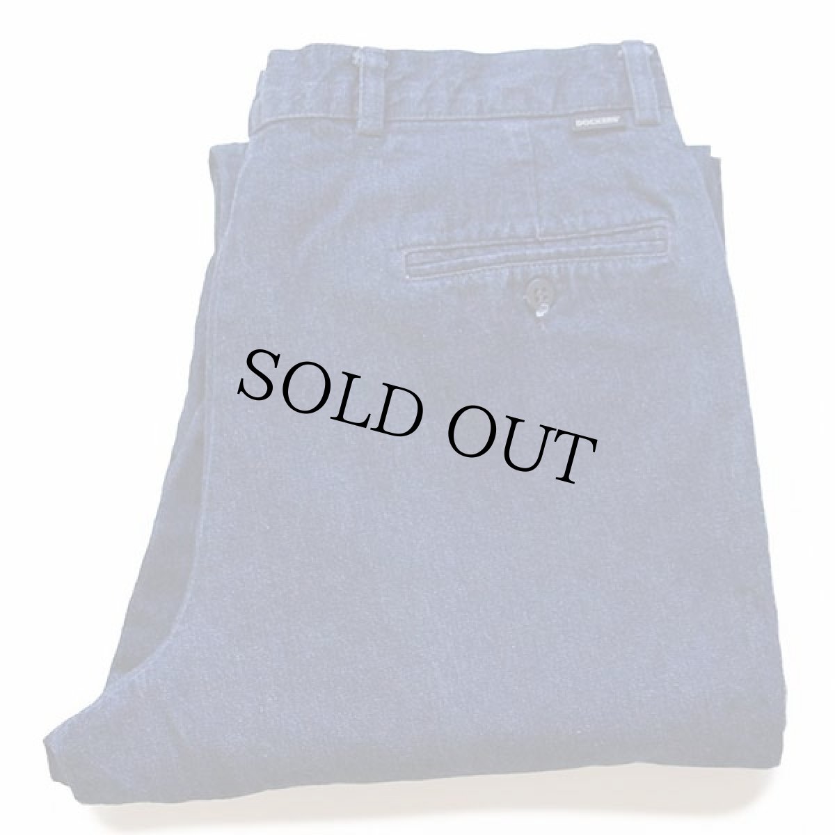 画像1: 00s DOCKERSドッカーズ ツータック デニム トラウザーズ w36 L30★Levi'sリーバイス (1)