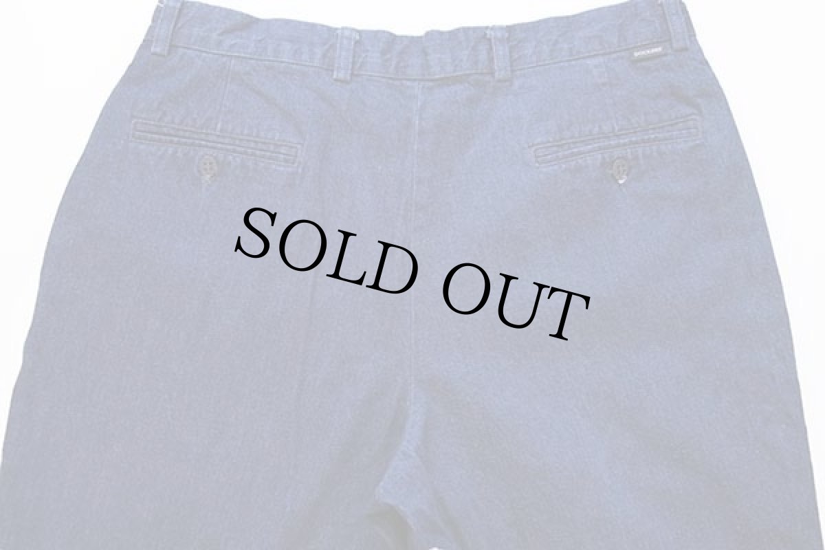 画像5: 00s DOCKERSドッカーズ ツータック デニム トラウザーズ w36 L30★Levi'sリーバイス (5)