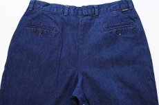 画像5: 00s DOCKERSドッカーズ ツータック デニム トラウザーズ w36 L30★Levi'sリーバイス (5)