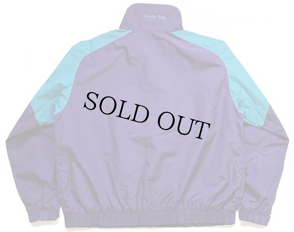 画像2: 90s Columbiaコロンビア Powder Keg マルチカラー 切り替え ナイロンジャケット 紫 XL (2)