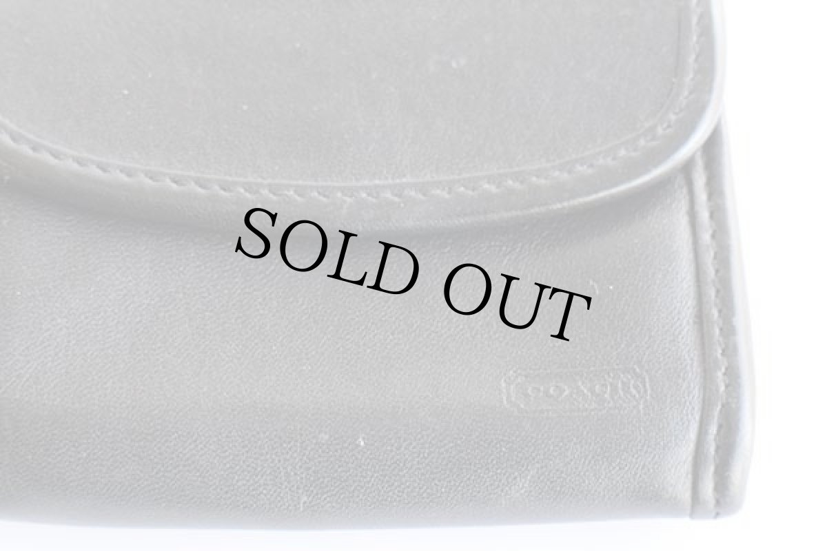 画像4: COACH オールド コーチ レザー コインケース 黒★ウォレット (4)