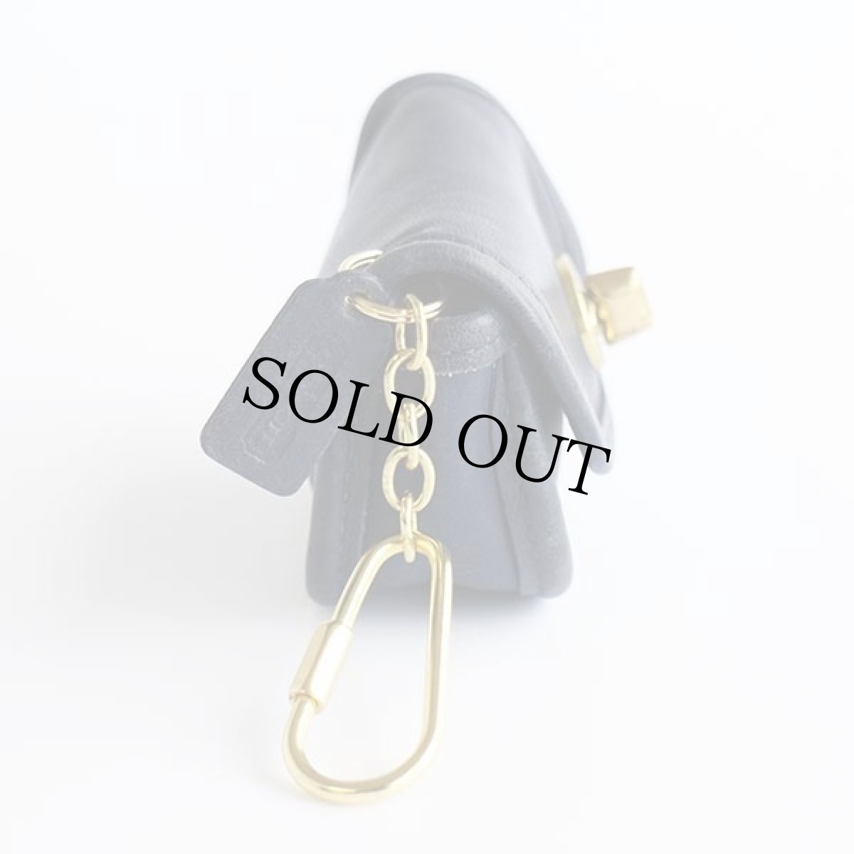 画像3: COACH オールド コーチ レザー コインケース キーホルダー 紺★キーチェーン (3)