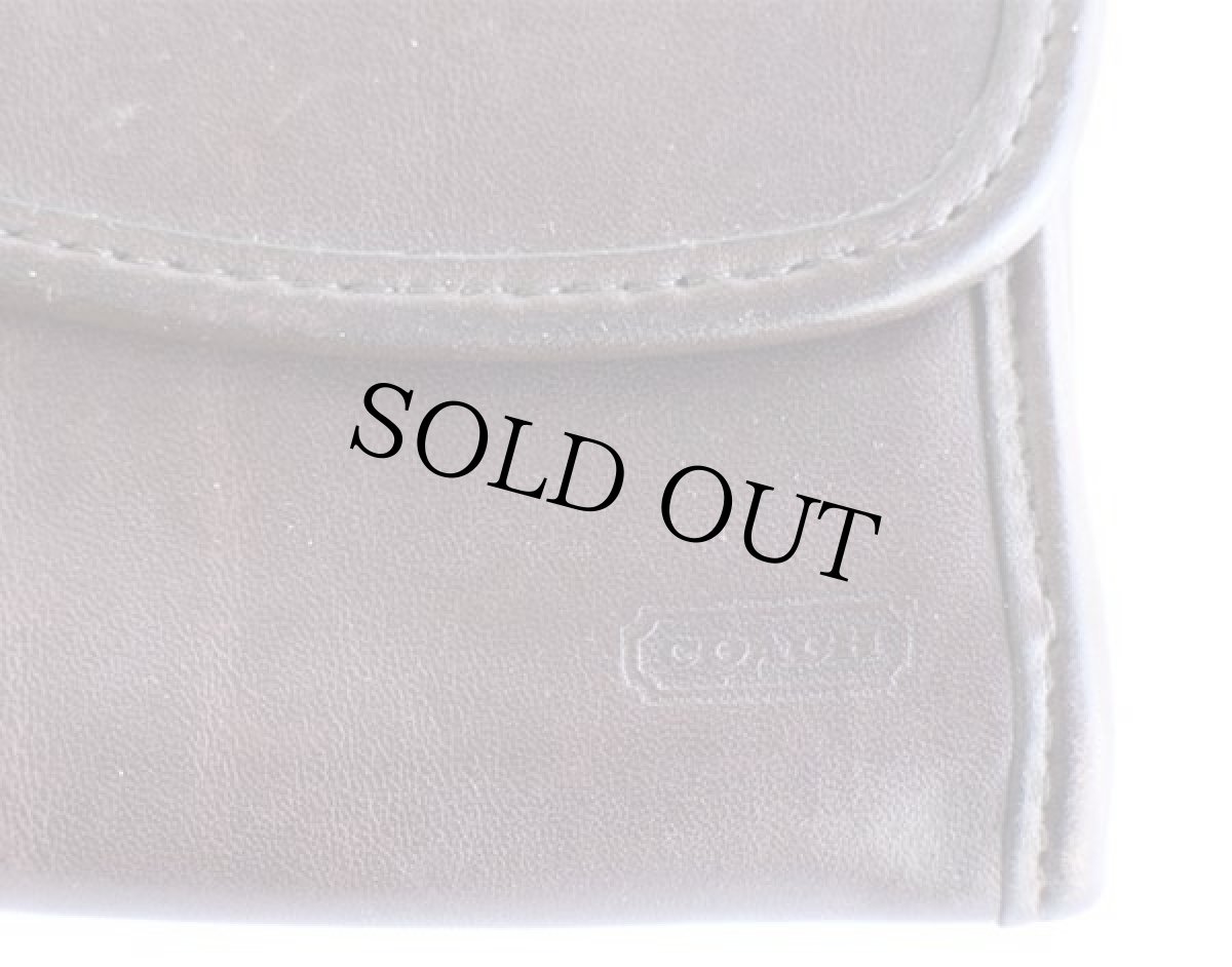 画像5: COACH オールド コーチ レザー コインケース 焦げ茶★ウォレット (5)