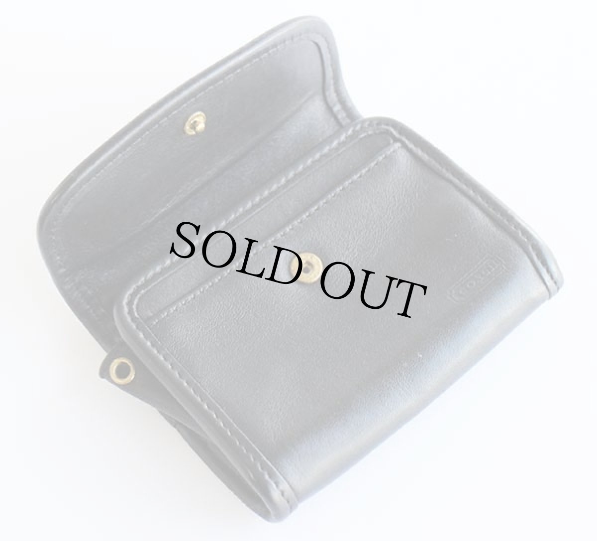 画像3: COACH オールド コーチ レザー コインケース 黒★ウォレット (3)