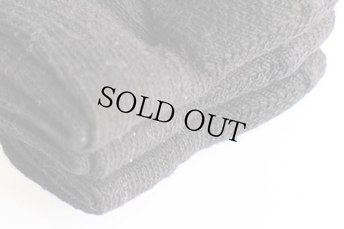 画像4: デッドストック★90s USA製 PURITAN 無地 コットン ソックス 黒 10-13 3ペア★靴下 (4)