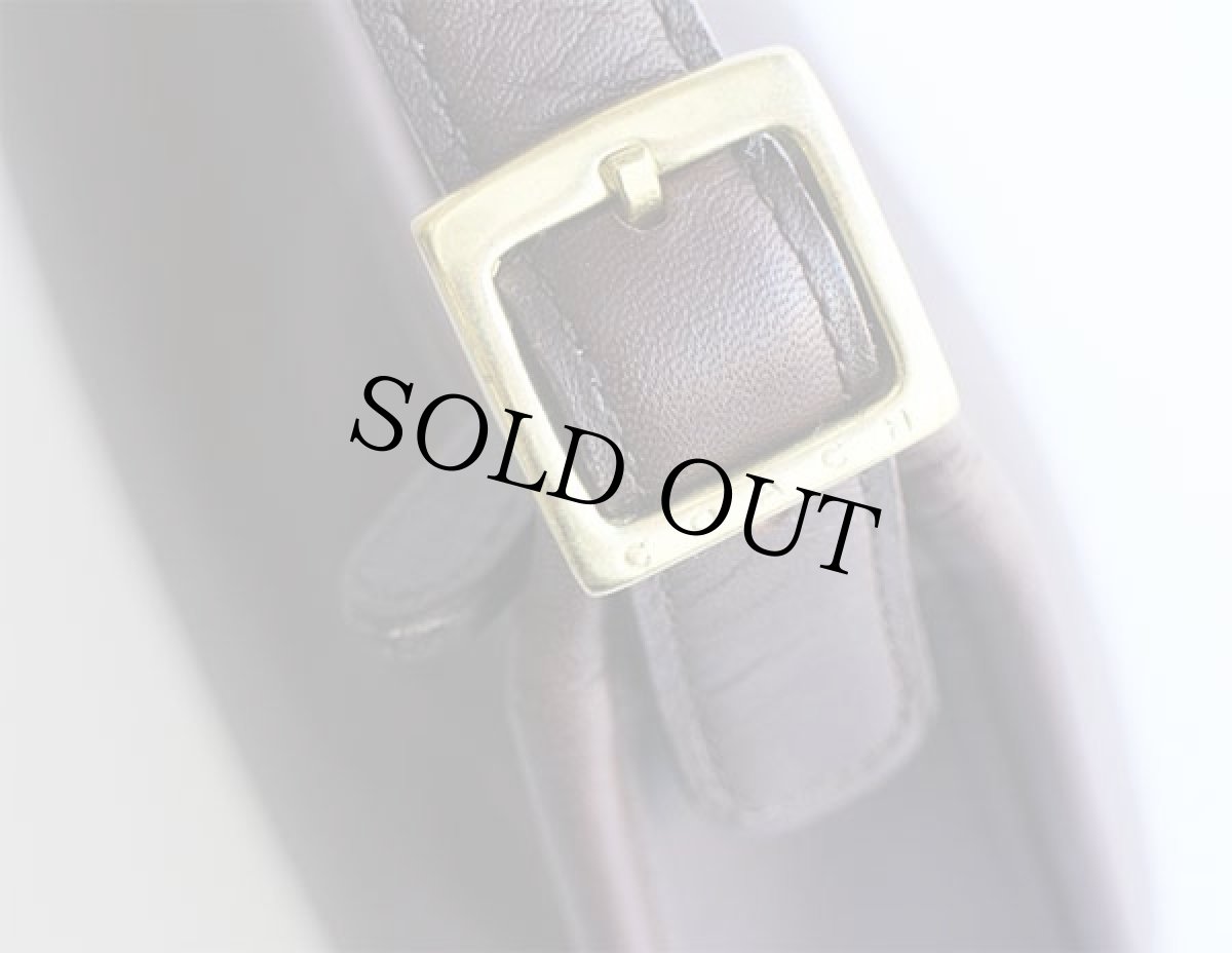 画像8: USA製 COACH オールド コーチ レザー ハンドバッグ 焦げ茶★9071 (8)