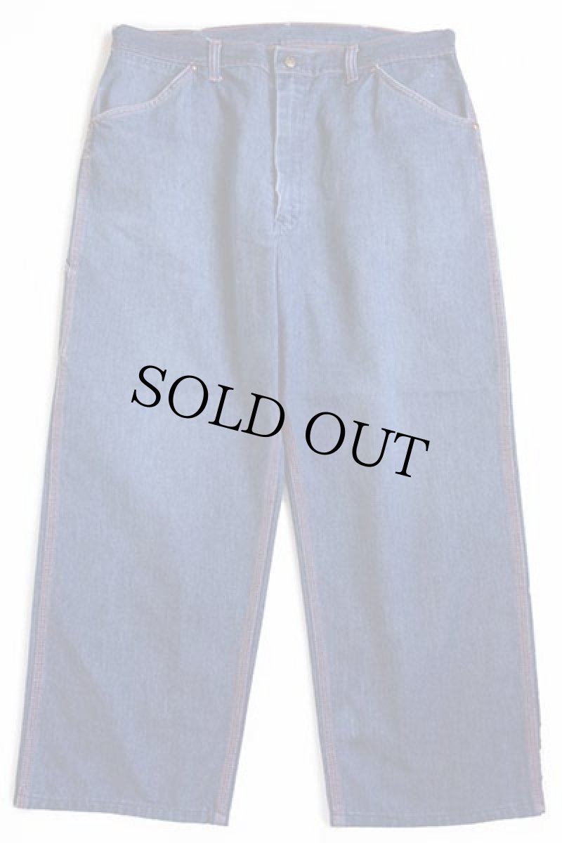 画像2: 70s JCPenney BIGMACビッグマック デニム ペインターパンツ w36 (2)