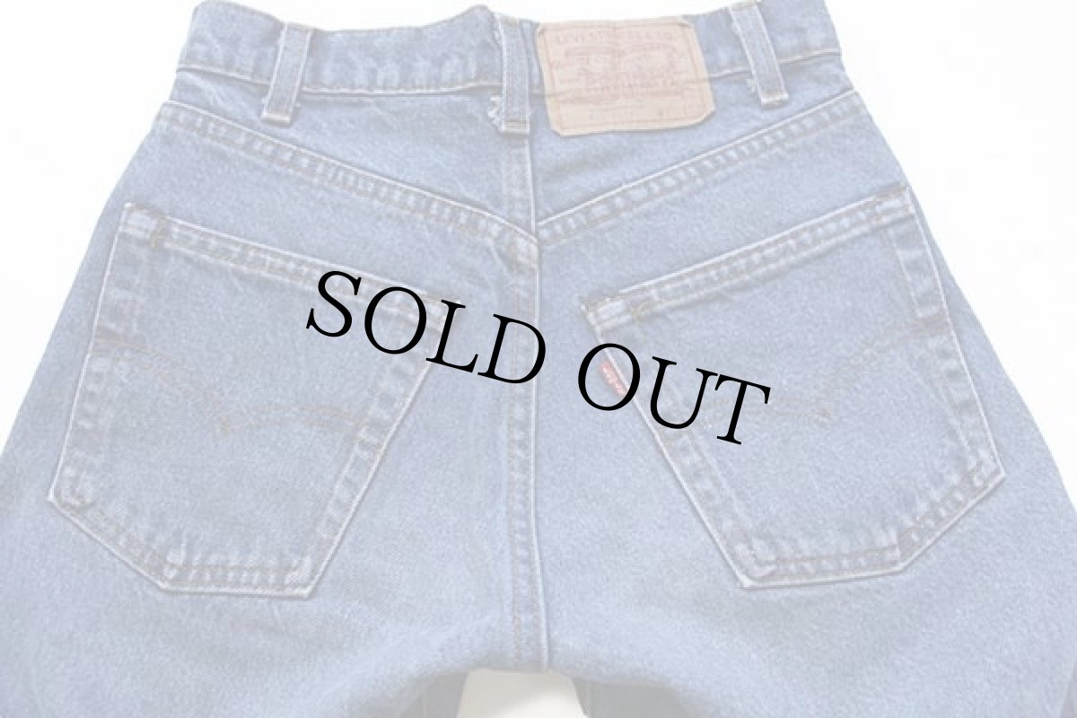 画像5: 80s USA製 Levi'sリーバイス 505 黒カン デニムパンツ w27 L32 (5)