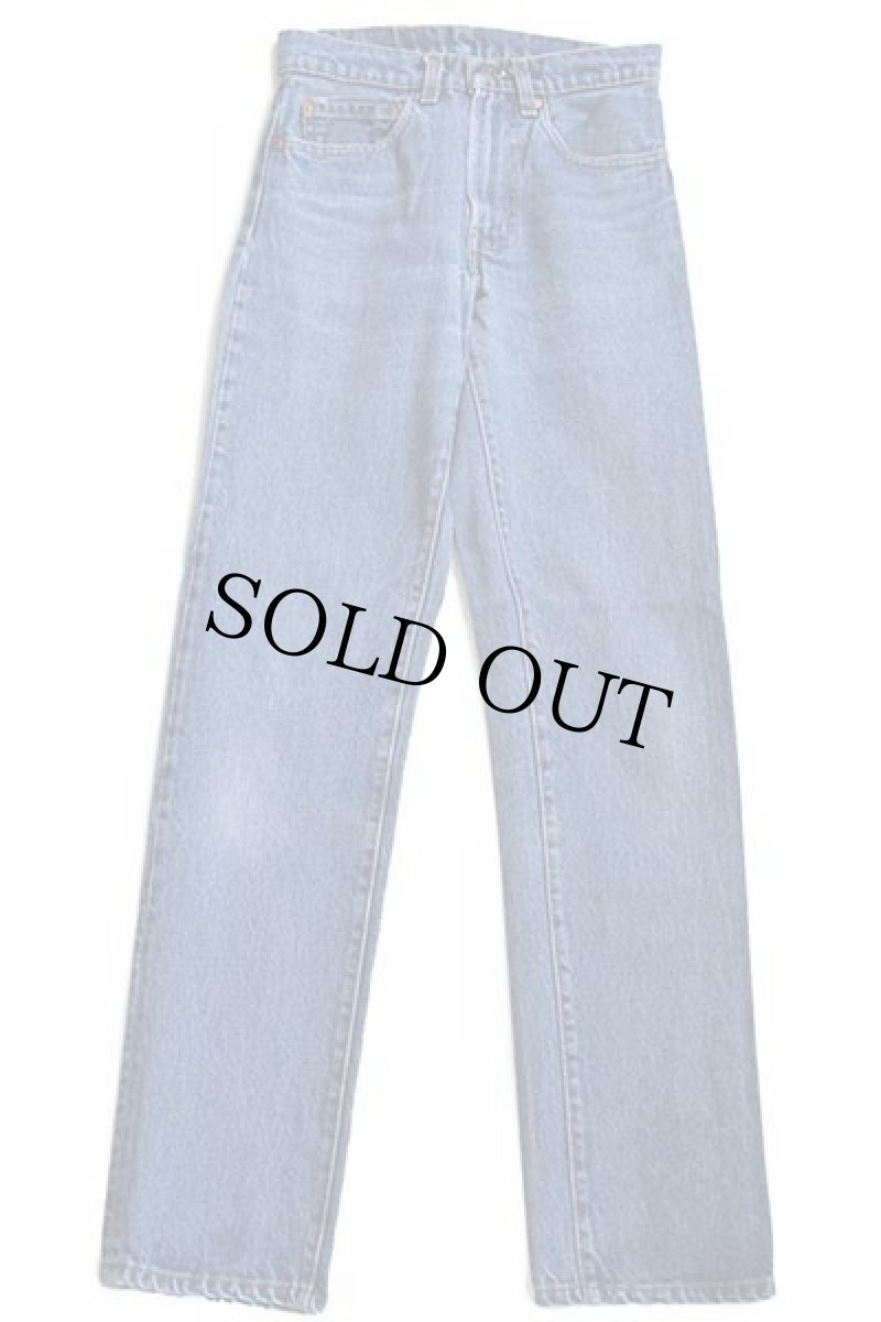 画像2: 80s USA製 Levi'sリーバイス 505 黒カン デニムパンツ w27 L32 (2)