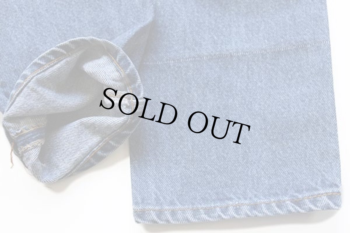 画像10: 80s USA製 Levi'sリーバイス 505 黒カン デニムパンツ w27 L32 (10)