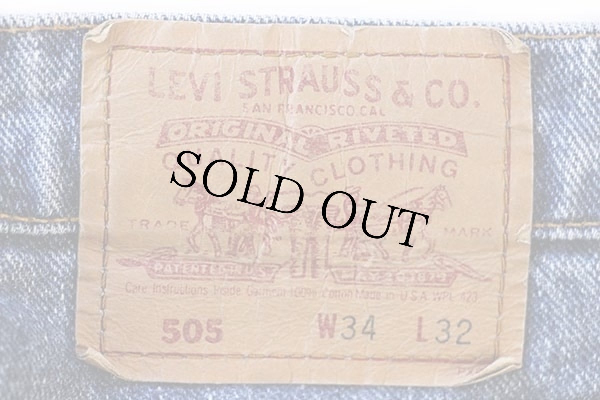 画像6: 90s USA製 Levi'sリーバイス 505 デニムパンツ w34 L32 (6)