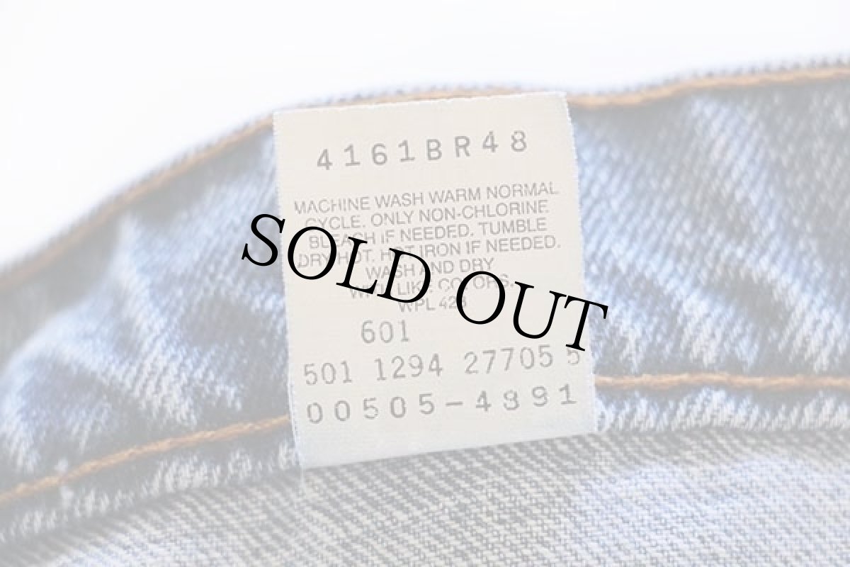 画像7: 90s USA製 Levi'sリーバイス 505 デニムパンツ w36 L31 (7)