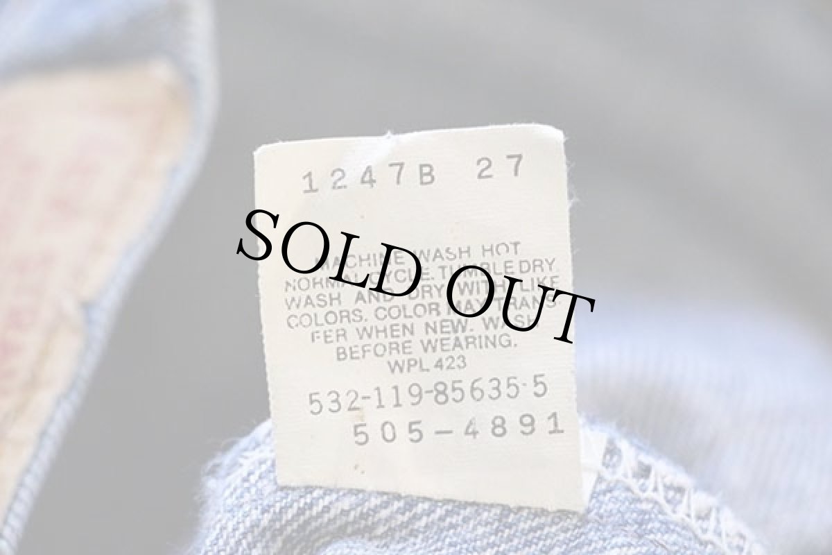 画像8: 80s USA製 Levi'sリーバイス 505 デニムパンツ w34 L34★L (8)