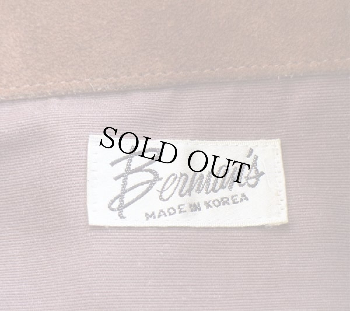 画像5: 80s Berman's レザーハンドル スエードレザー トートバッグ 茶 (5)