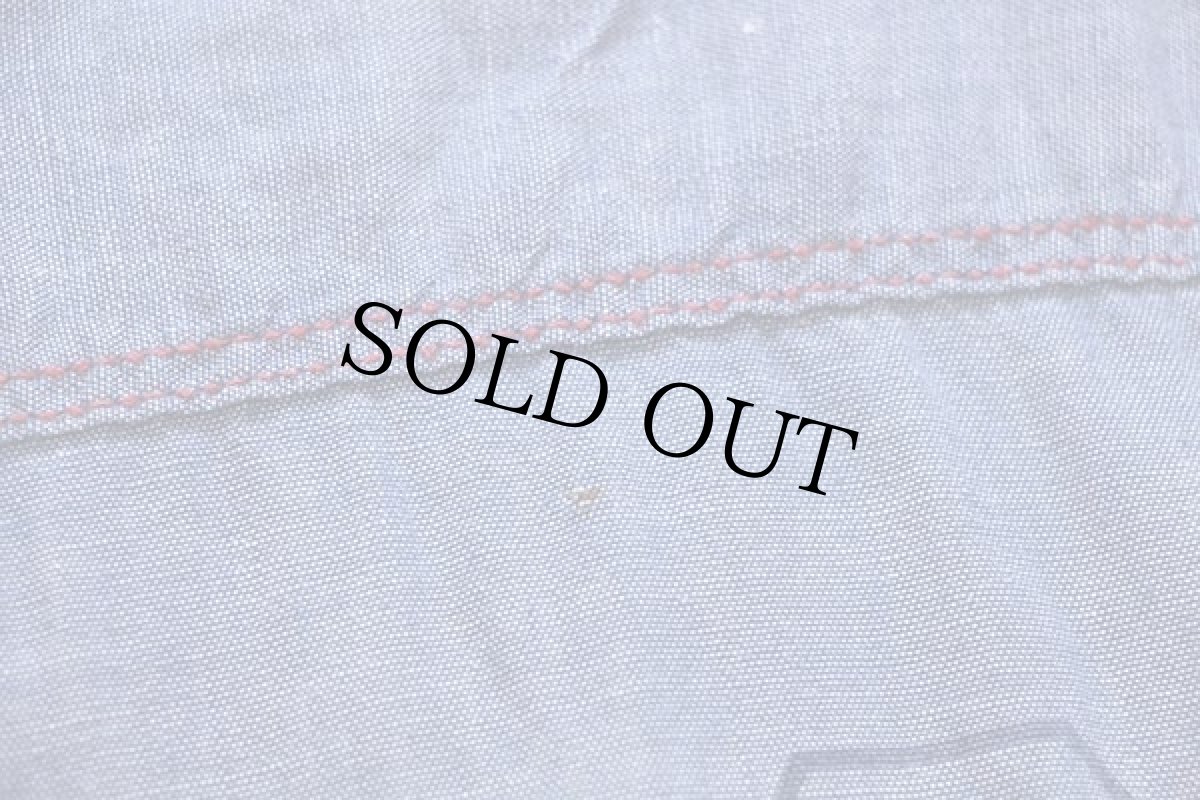 画像6: 70s USA製 Sport King ALTA バックプリント コットン シャンブレーシャツ L★FIVE BROTHER (6)