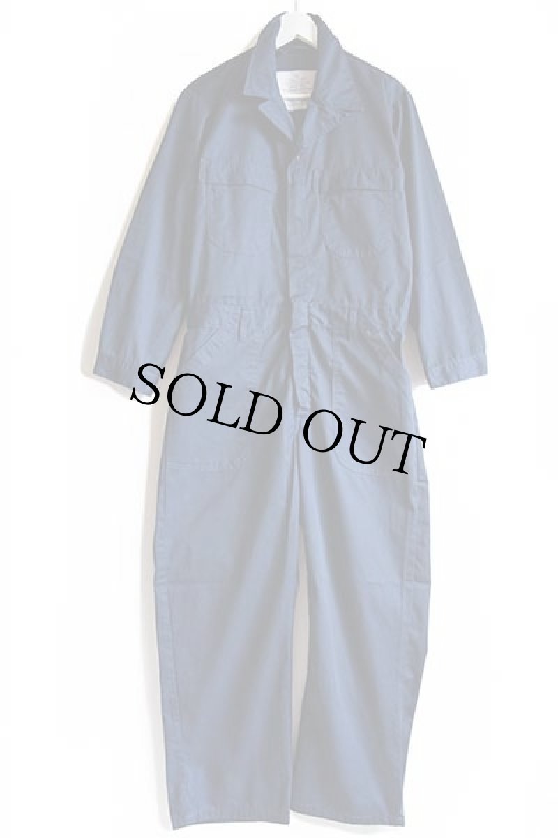 画像2: 13 米軍 U.S.NAVY ユーティリティ カバーオール オールインワン 紺 38S★つなぎ (2)