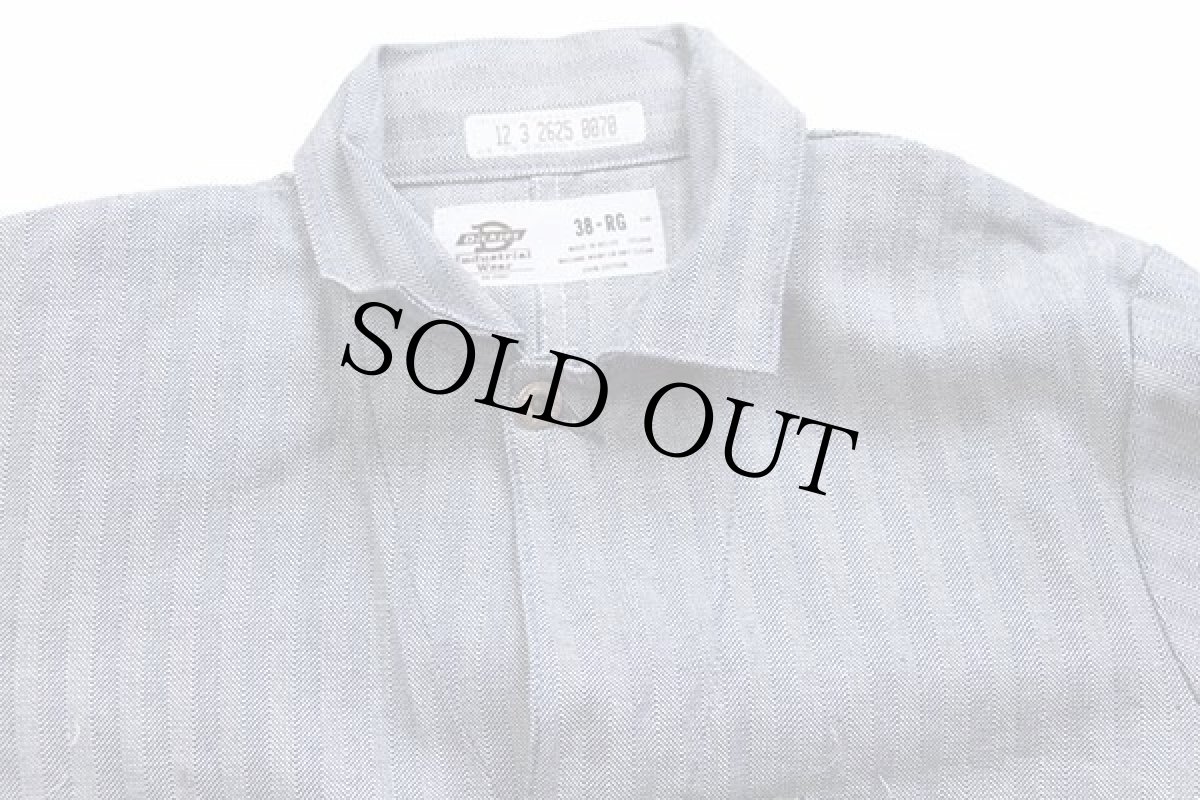 画像4: デッドストック★00s Dickiesディッキーズ HBT ヘリンボーンツイル オールインワン 38-RG★つなぎ (4)