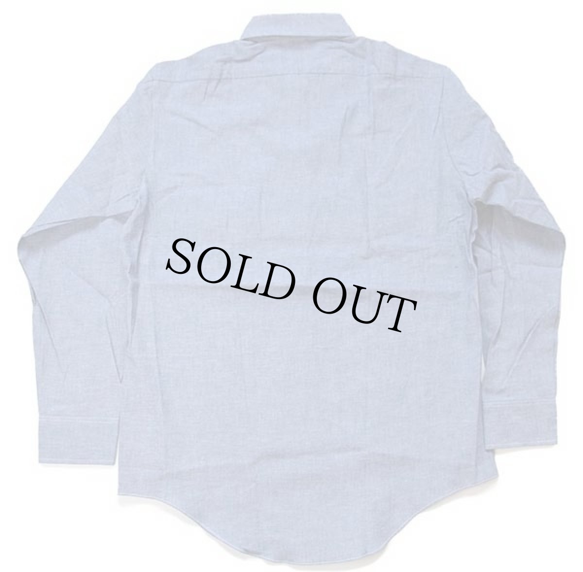 画像3: デッドストック★70s TSC STORES コットン シャンブレーシャツ M (3)