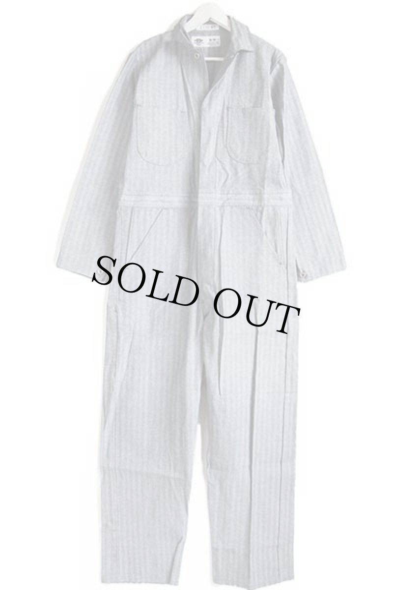 画像2: デッドストック★00s Dickiesディッキーズ HBT ヘリンボーンツイル オールインワン 38-RG★つなぎ (2)