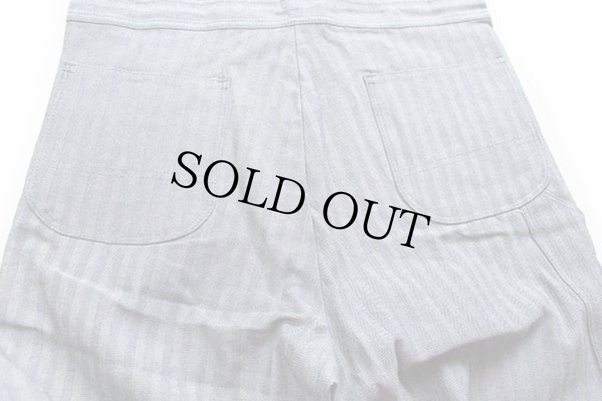 画像6: デッドストック★00s Dickiesディッキーズ HBT ヘリンボーンツイル オールインワン 38-RG★つなぎ (6)