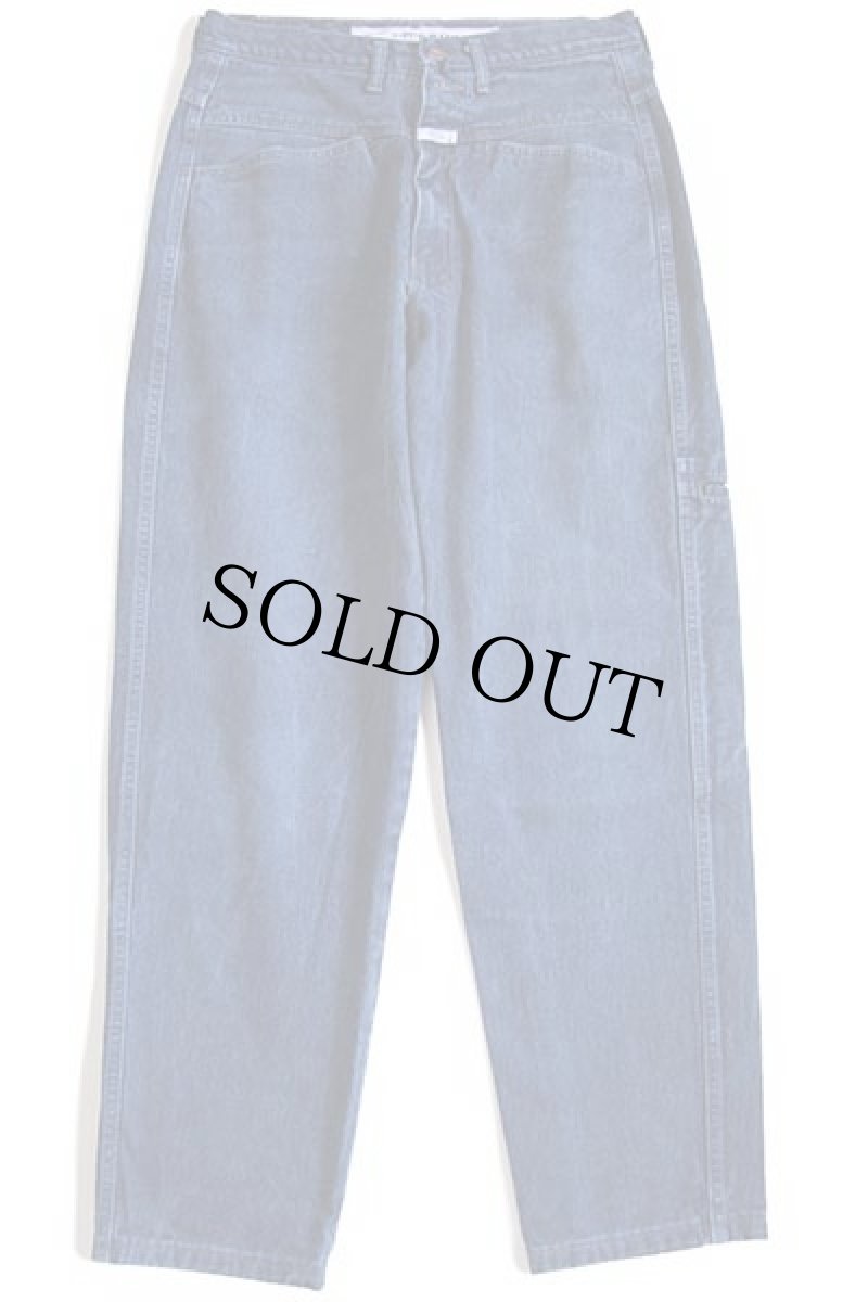 画像2: 90s MARITHE FRANCOIS GIRBAUDマリテフランソワジルボー テーパード カラーデニムパンツ 後染め 紺 31L (2)