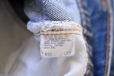 画像7: 80s USA製 Levi'sリーバイス 505 黒カン デニムパンツ w32 L33 (7)