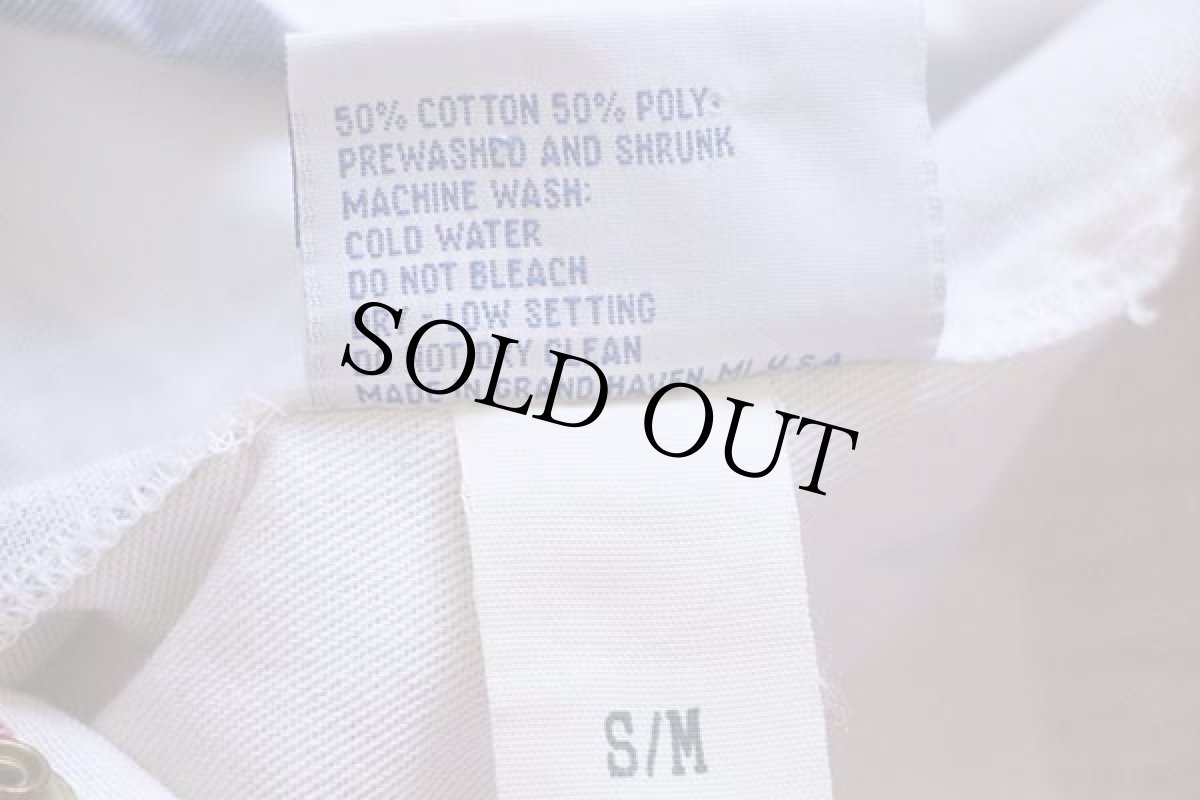 画像4: 90s USA製 MICHIGAN RAGミシガンラグ 星条旗柄 パーカー (4)