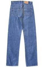 画像3: 80s USA製 Levi'sリーバイス 505 黒カン デニムパンツ w32 L33 (3)