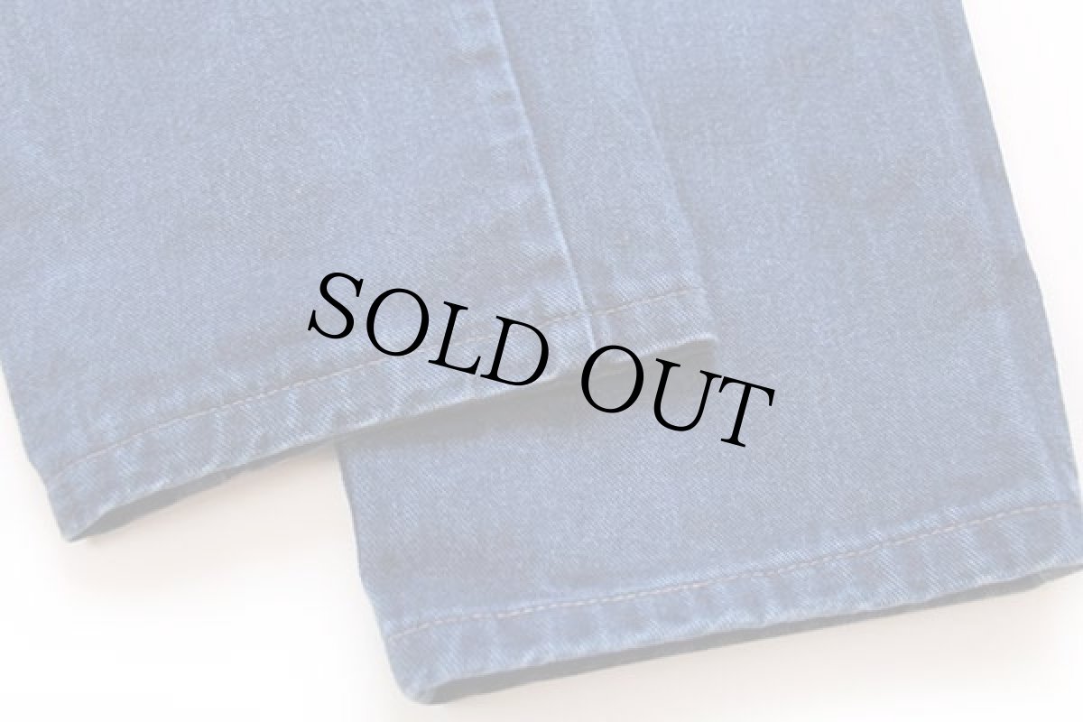 画像9: 90s MARITHE FRANCOIS GIRBAUDマリテフランソワジルボー テーパード カラーデニムパンツ 後染め 紺 31L (9)