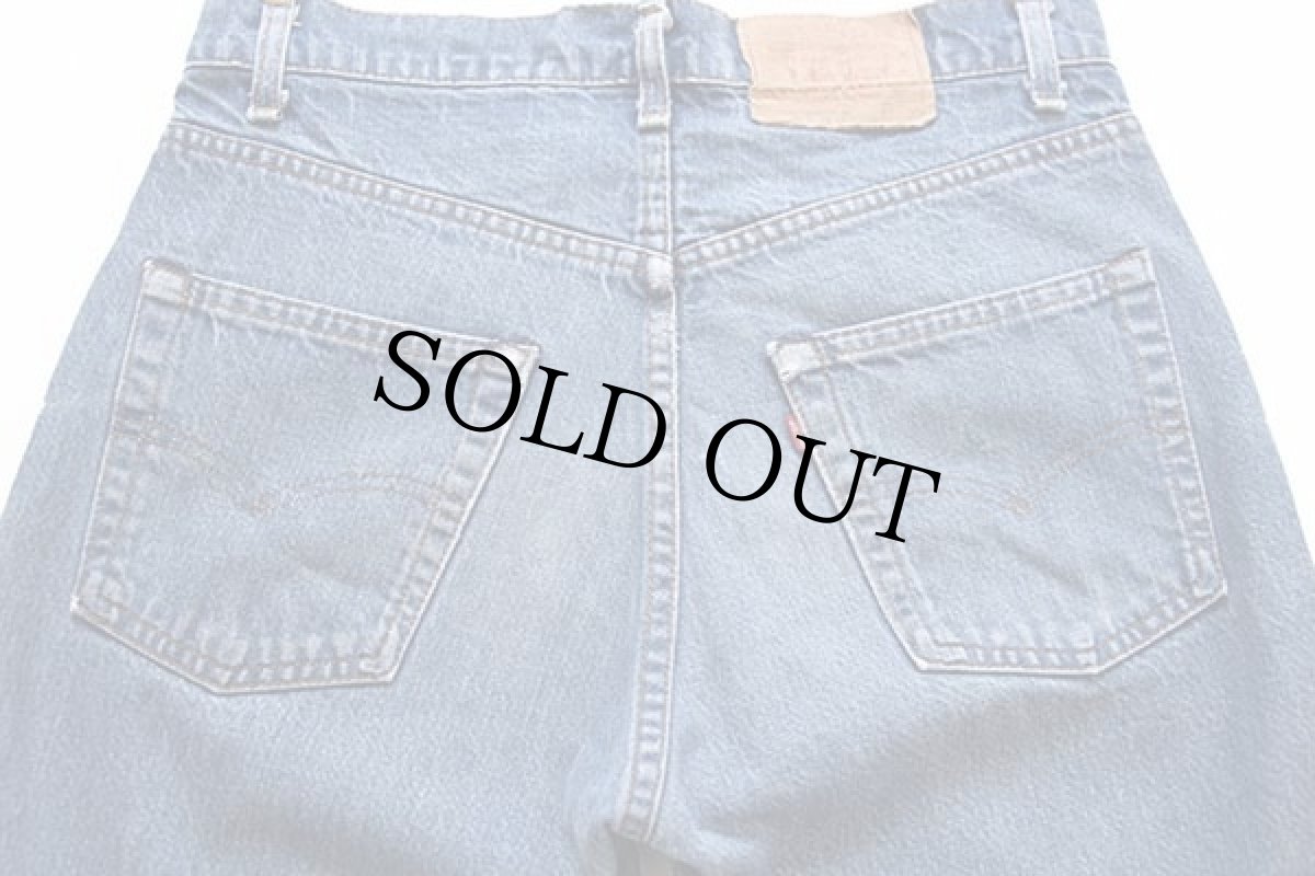 画像5: 80s USA製 Levi'sリーバイス 505 黒カン デニムパンツ w32 L33 (5)