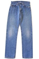 画像2: 80s USA製 Levi'sリーバイス 505 黒カン デニムパンツ w32 L33 (2)