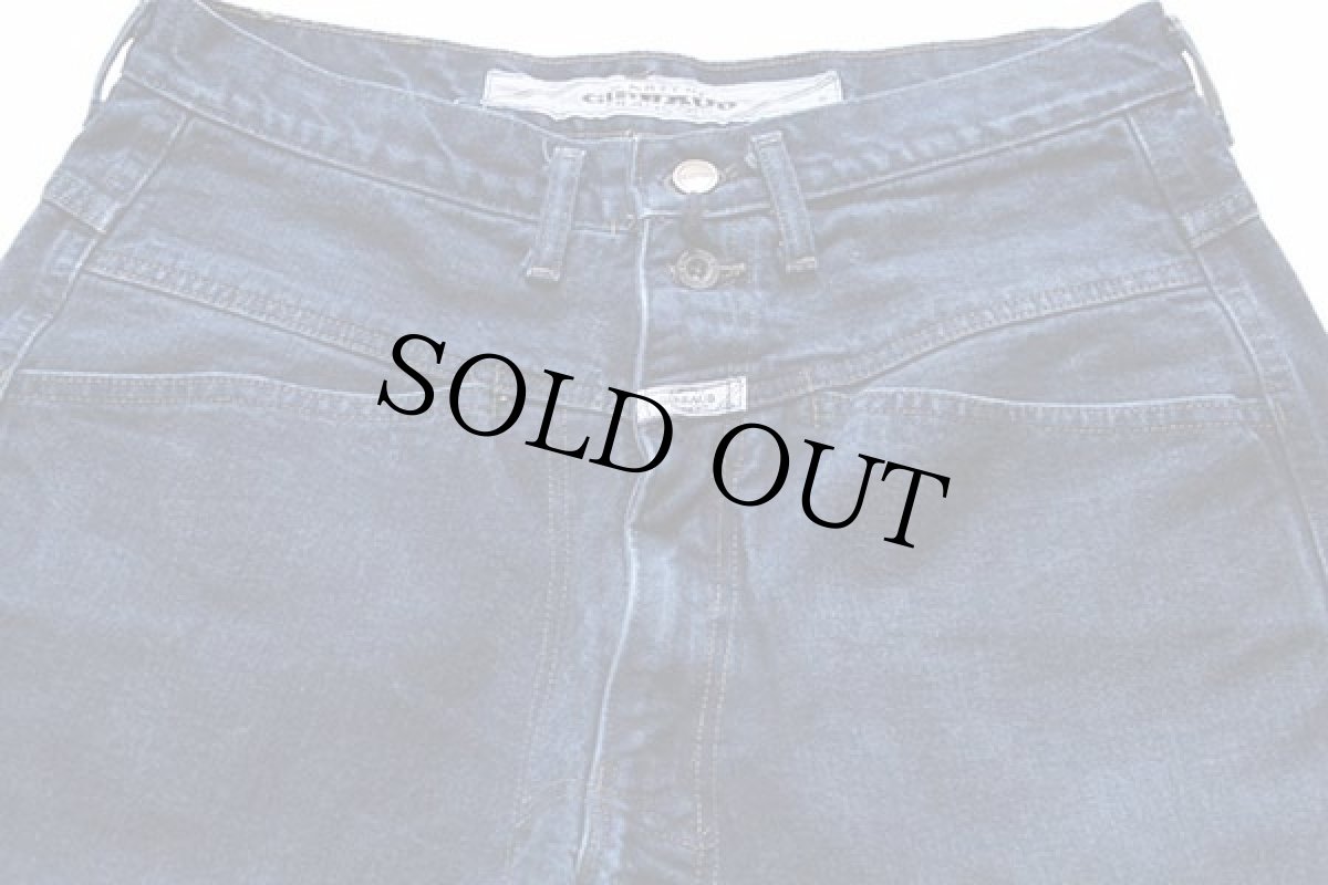 画像4: 90s MARITHE FRANCOIS GIRBAUDマリテフランソワジルボー テーパード カラーデニムパンツ 後染め 紺 31L (4)