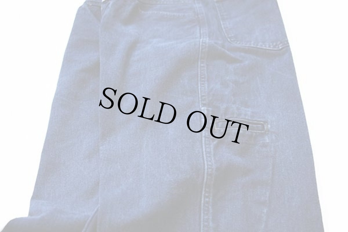 画像8: 90s MARITHE FRANCOIS GIRBAUDマリテフランソワジルボー テーパード カラーデニムパンツ 後染め 紺 31L (8)