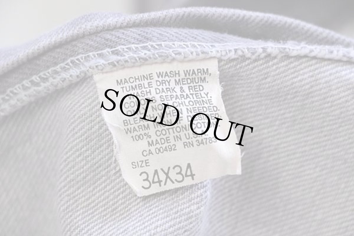 画像6: 90s USA製 Leeリー 200-0204 グレー デニムパンツ w34 L34 (6)