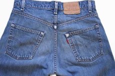 画像5: 80s USA製 Levi'sリーバイス 505 黒カン デニムパンツ w32 L33 (5)