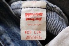 画像7: 90s USA製 Levi'sリーバイス 501 デニムパンツ w29★D (7)