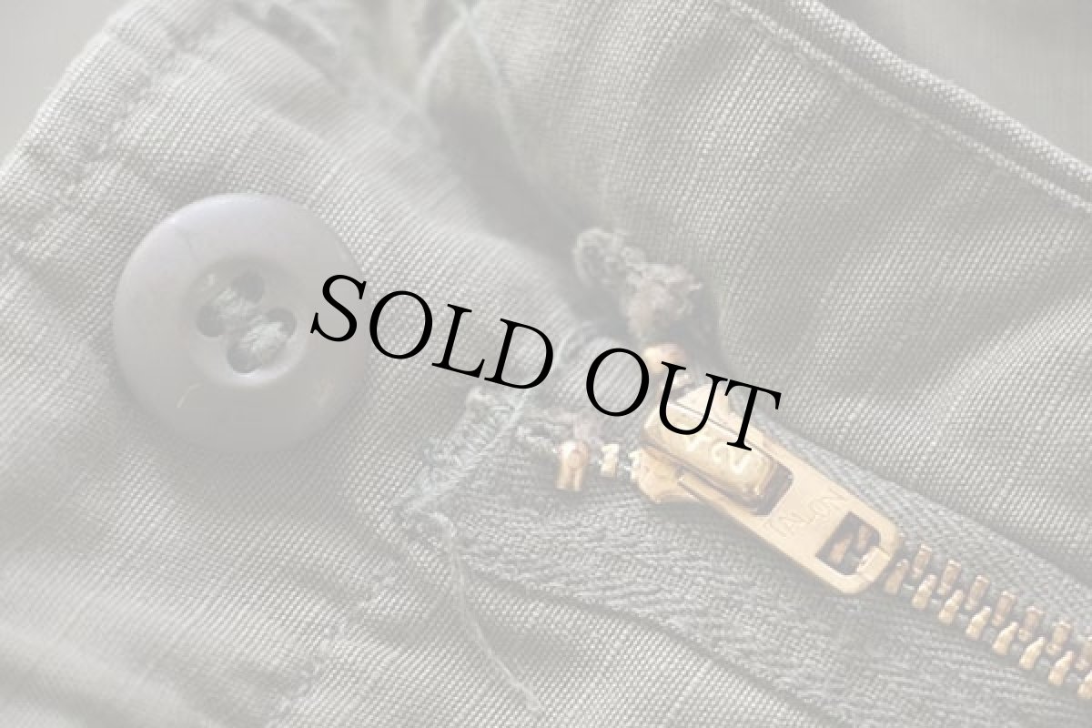 画像7: 60s 米軍 U.S.ARMY ジャングルファティーグパンツ オリーブグリーン R-S (7)