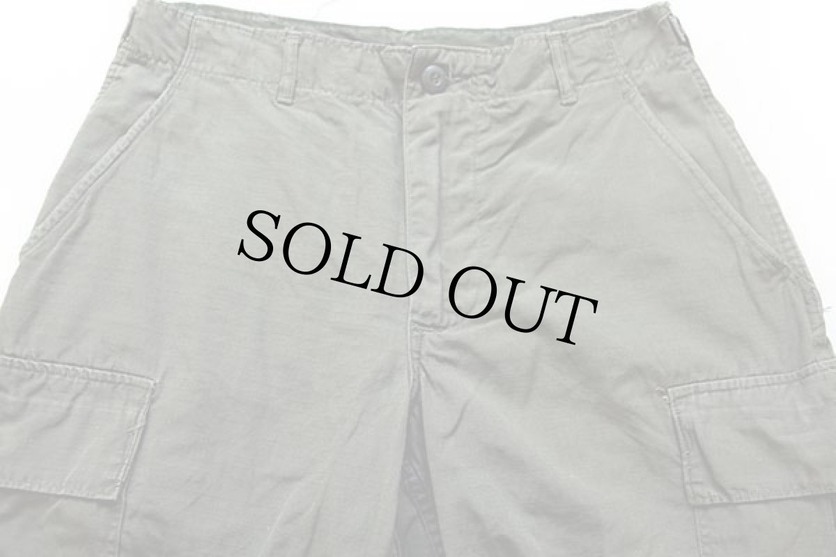 画像4: 60s 米軍 U.S.ARMY ジャングルファティーグパンツ オリーブグリーン R-S (4)