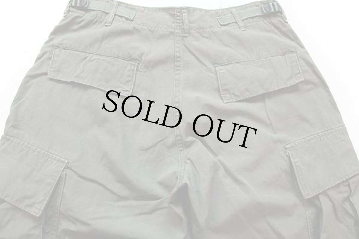 画像5: 60s 米軍 U.S.ARMY ジャングルファティーグパンツ オリーブグリーン R-S (5)