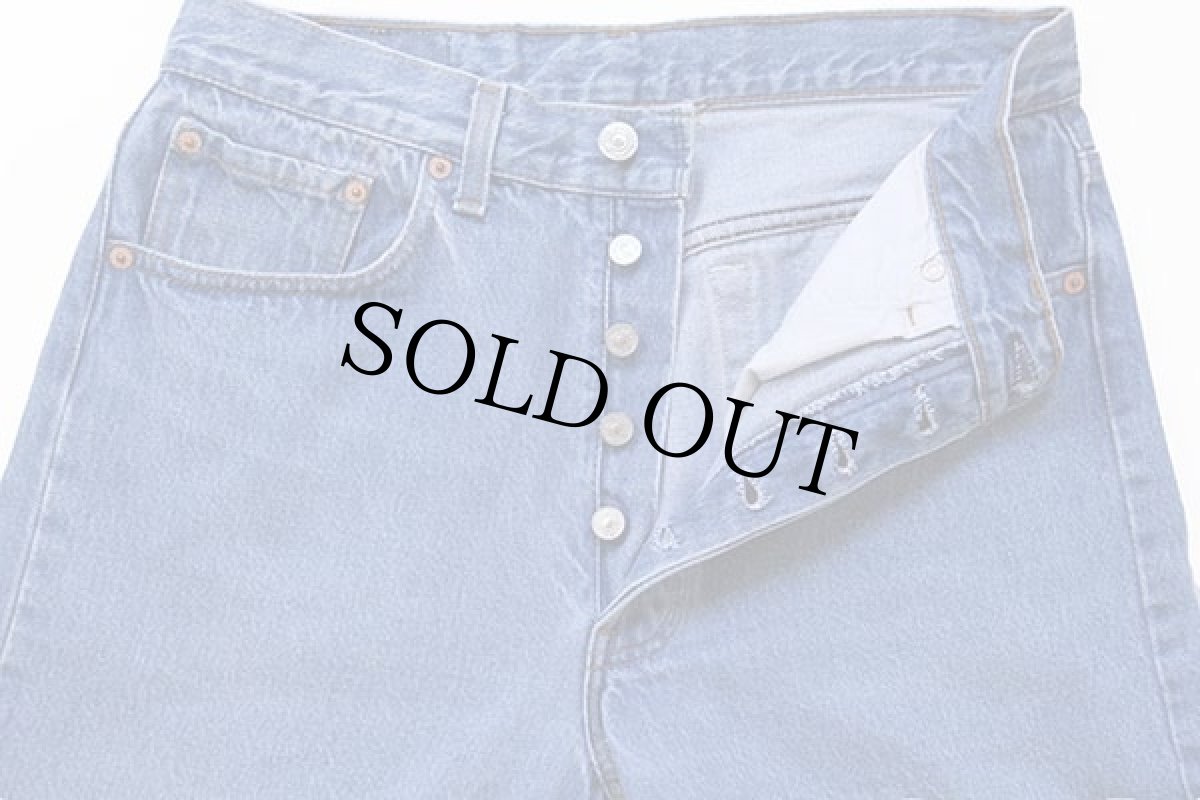 画像4: 90s USA製 Levi'sリーバイス 501 デニムパンツ w32 L32 (4)