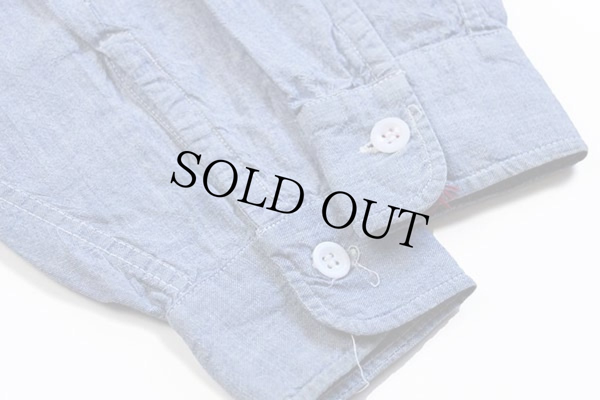 画像6: 70s King Kole コットン シャンブレーシャツ S (6)