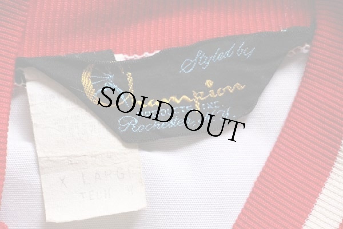 画像5: 70s Championチャンピオン ランタグ MAYORS BRASS RAIL コットンジャケット 白 XL (5)