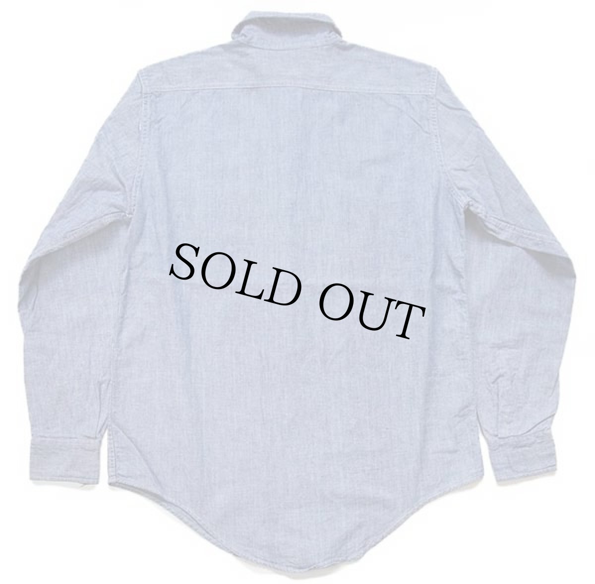 画像2: 70s King Kole コットン シャンブレーシャツ S (2)