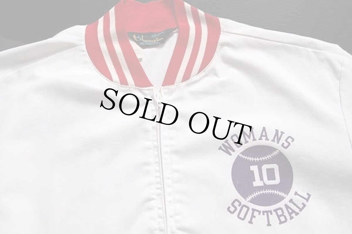 画像3: 70s Championチャンピオン ランタグ MAYORS BRASS RAIL コットンジャケット 白 XL (3)