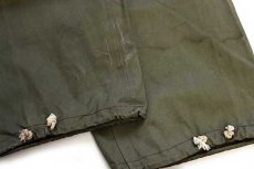 画像9: 40s 米軍 U.S.NAVY N-2 デッキ レインパンツ オリーブドラブ M★オーバーオール (9)