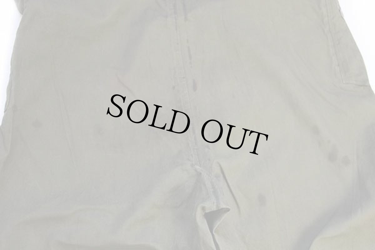 画像9: 50s N-2 デッキ レインパンツ サイドジップ付き オリーブドラブ S★オーバーオール (9)