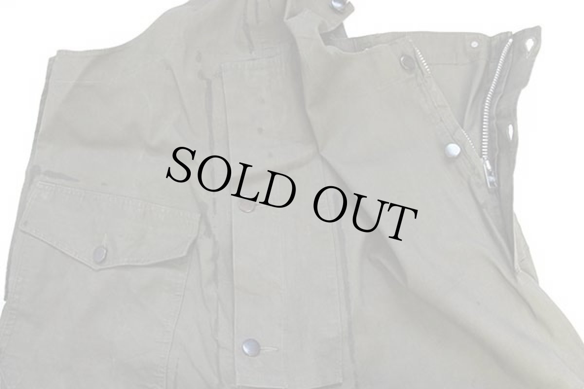 画像7: 50s N-2 デッキ レインパンツ サイドジップ付き オリーブドラブ S★オーバーオール (7)