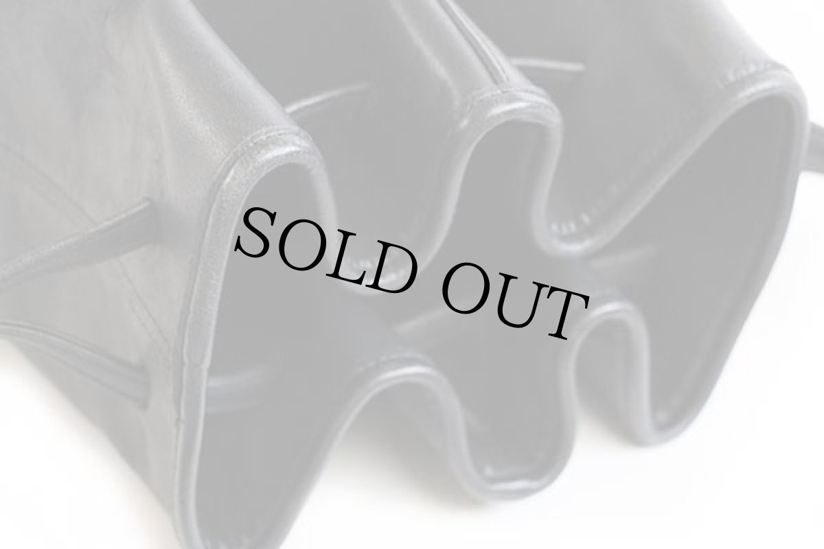 画像7: USA製 COACH オールド コーチ 巾着 レザー ハンドバッグ 黒★9166 (7)