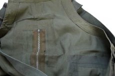 画像8: 40s 米軍 U.S.NAVY N-2 デッキ レインパンツ オリーブドラブ M★オーバーオール (8)