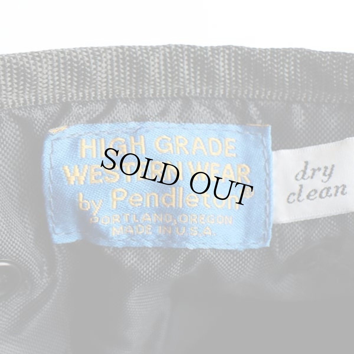 画像5: 80s USA製 PENDLETONペンドルトン ネイティブ柄 ボトムレザー ウール ブランケット ワンショルダーバッグ (5)